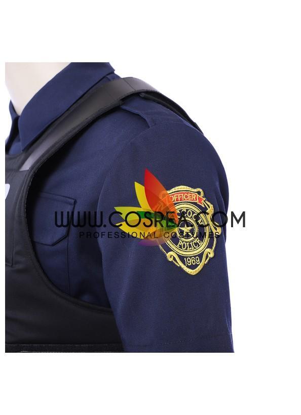 Cosrea Games Costume Only Resident Evil Remake Leon Navy Blue Cosplay Costume