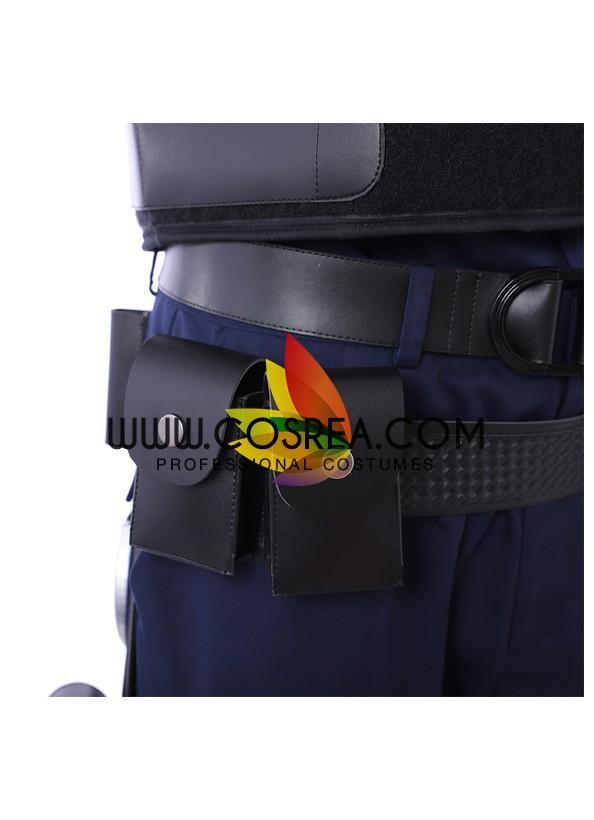 Cosrea Games Costume Only Resident Evil Remake Leon Navy Blue Cosplay Costume
