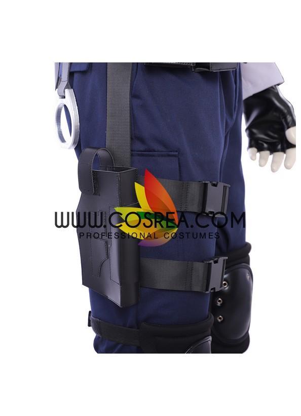 Cosrea Games Costume Only Resident Evil Remake Leon Navy Blue Cosplay Costume