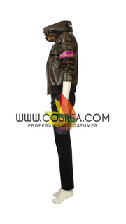 Cosrea Games Cyberpunk 2077 Female PU Leather Cosplay Costume