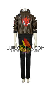 Cosrea Games Cyberpunk 2077 Female PU Leather Cosplay Costume