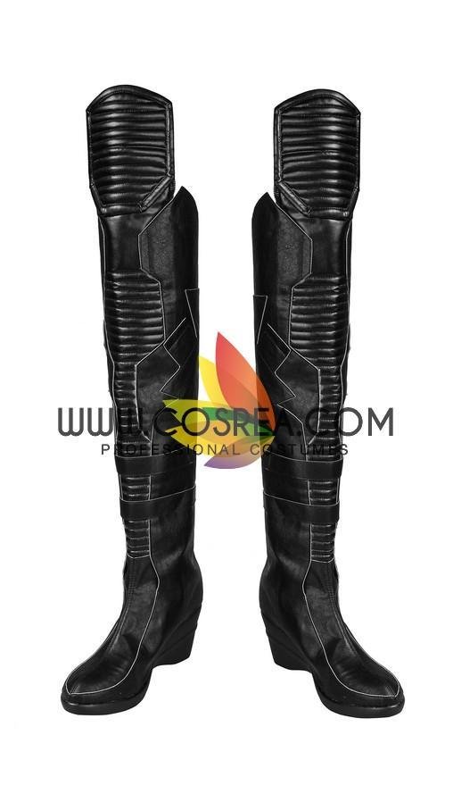 Cosrea Games Cyberpunk 2077 Female PU Leather Cosplay Costume