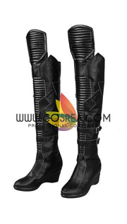 Cosrea Games Cyberpunk 2077 Female PU Leather Cosplay Costume