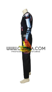 Cosrea Games Cyberpunk 2077 Keanu Reeves PU Leather Cosplay Costume