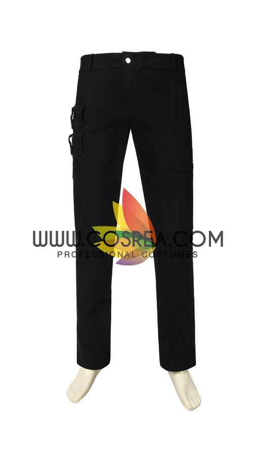 Cosrea Games Cyberpunk 2077 Male PU Leather Cosplay Costume