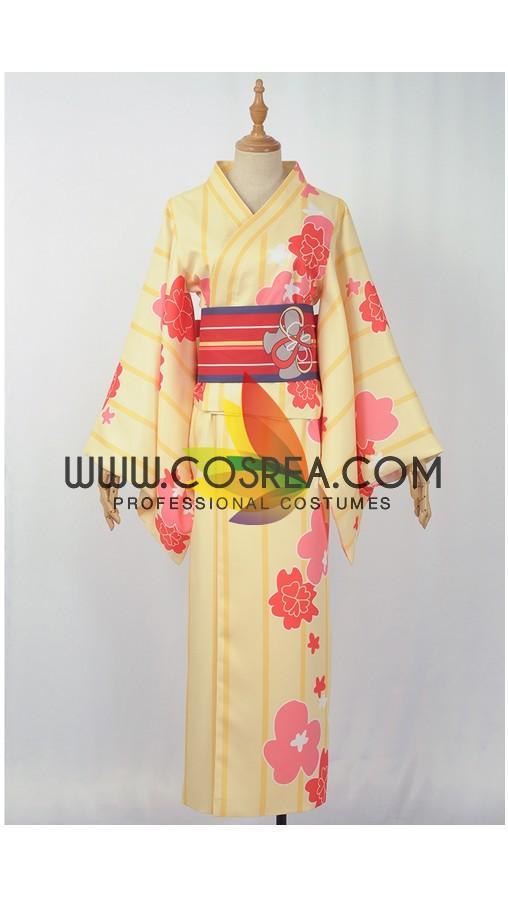 Fate Grand Order Mash Kyrielight Google Play Yukata Cosplay Costume