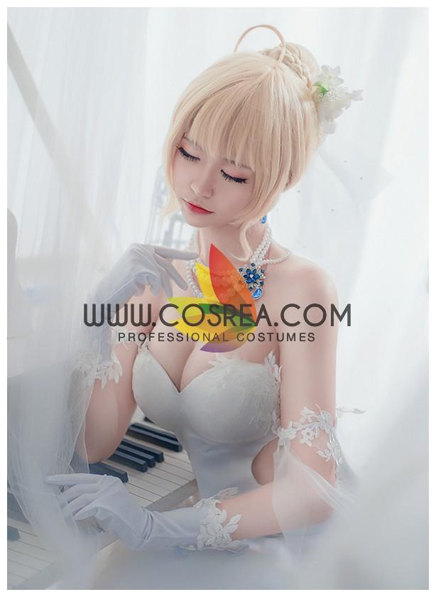 Cosrea Games Fate Grand Order Saber Avalon Celebration Cosplay Costume