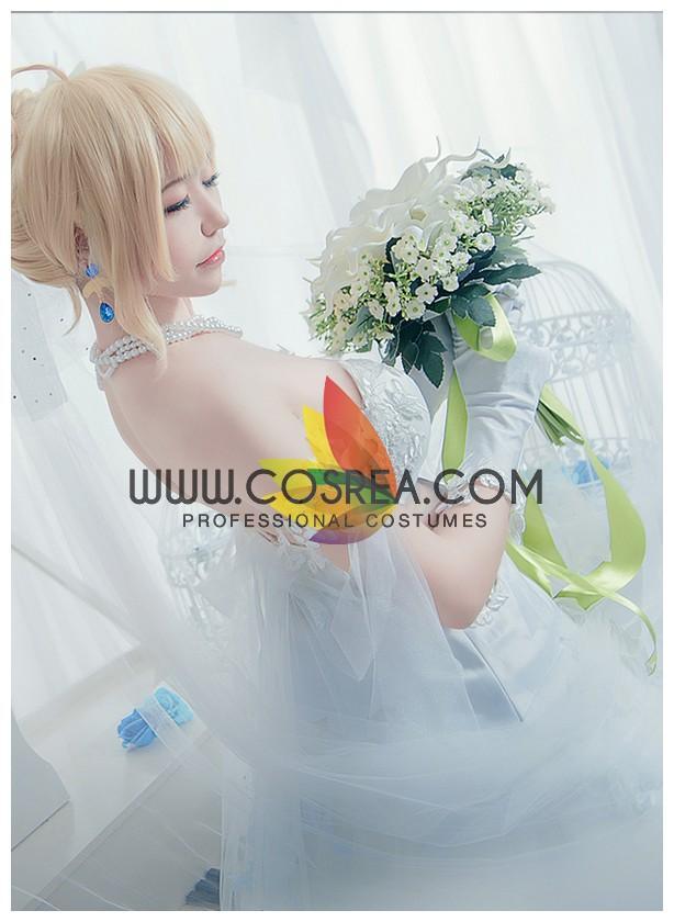 Cosrea Games Fate Grand Order Saber Avalon Celebration Cosplay Costume