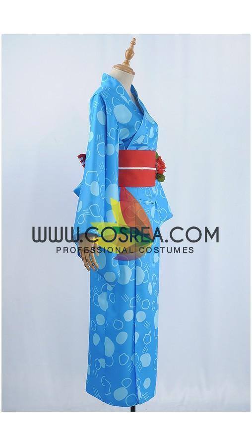 Fate Grand Order Saber Google Play Yukata Cosplay Costume