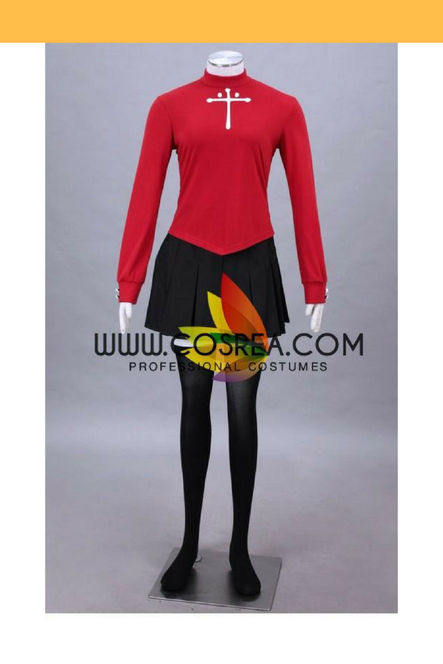 Cosrea Games Fate Night Rin Tohsaka Casual Cosplay Costume