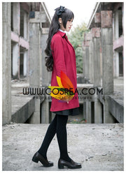 Cosrea Games Fate Night Rin Tohsaka Homurahara Cosplay Costume