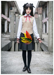 Cosrea Games Fate Night Rin Tohsaka Homurahara Cosplay Costume