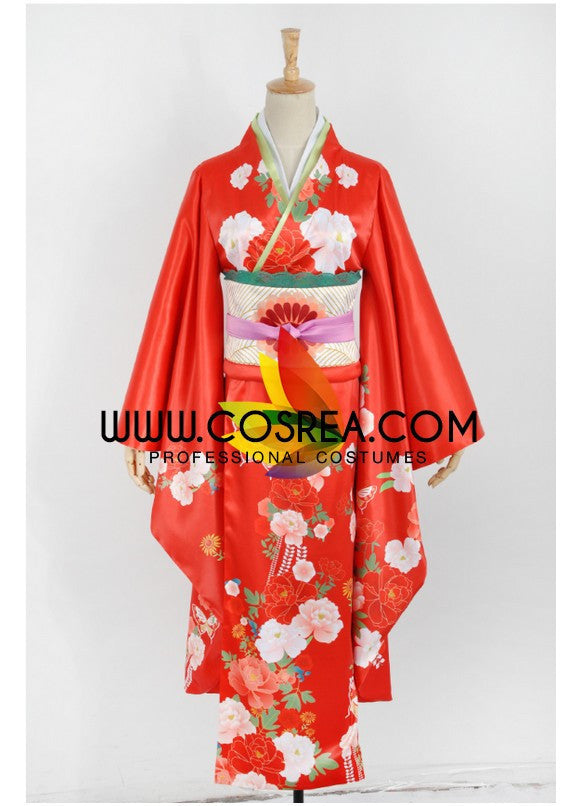 Cosrea Games Fate Rin Kimono Cosplay Costume
