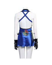 Cosrea Games Final Fantasy 7 Remake Tifa HoneyBee Blue Dress Cosplay Costume