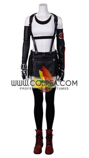 Final Fantasy VII Remake FF7 Remake Tifa PU Leather Complete Cosplay Costume