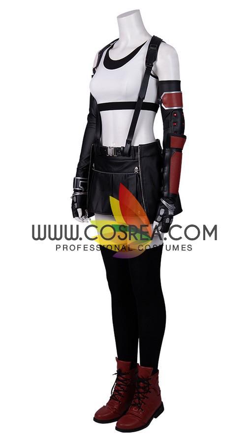 Cosrea Games Final Fantasy 7 Remake Tifa PU Leather Cosplay Costume
