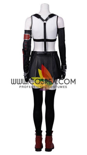 Cosrea Games Final Fantasy 7 Remake Tifa PU Leather Cosplay Costume