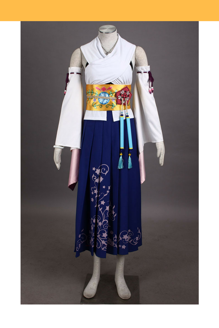 Final Fantasy X FF10 Yuna Complete Cosplay Costume - Cosrea Cosplay