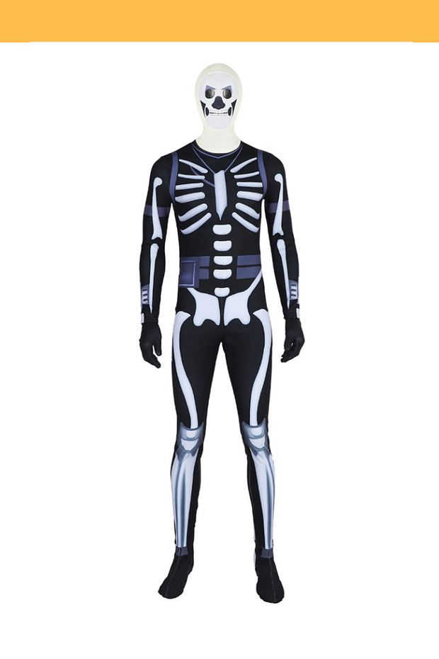 Cosrea Games Fortnite Skull Trooper Cosplay Costume