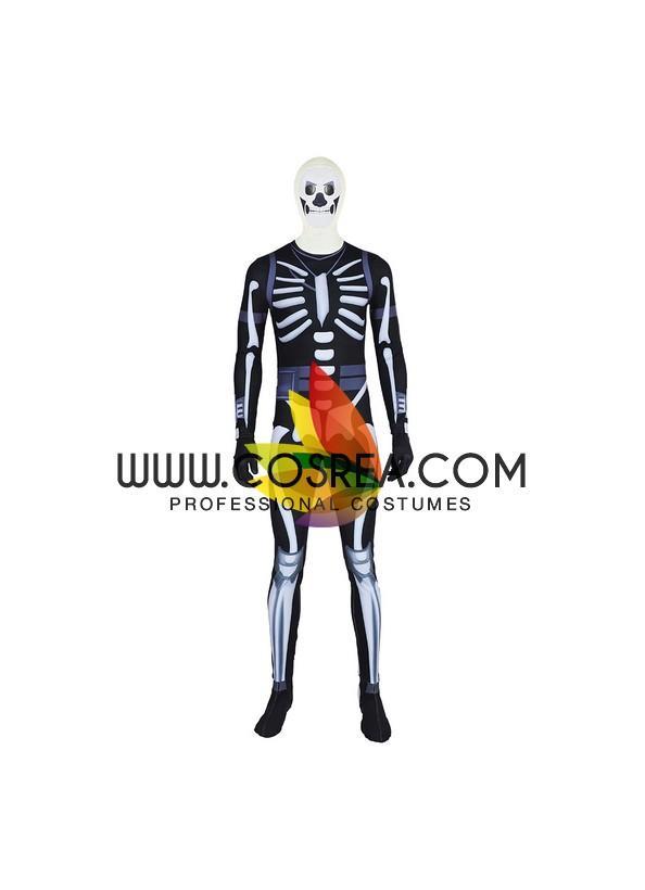 Cosrea Games Fortnite Skull Trooper Cosplay Costume