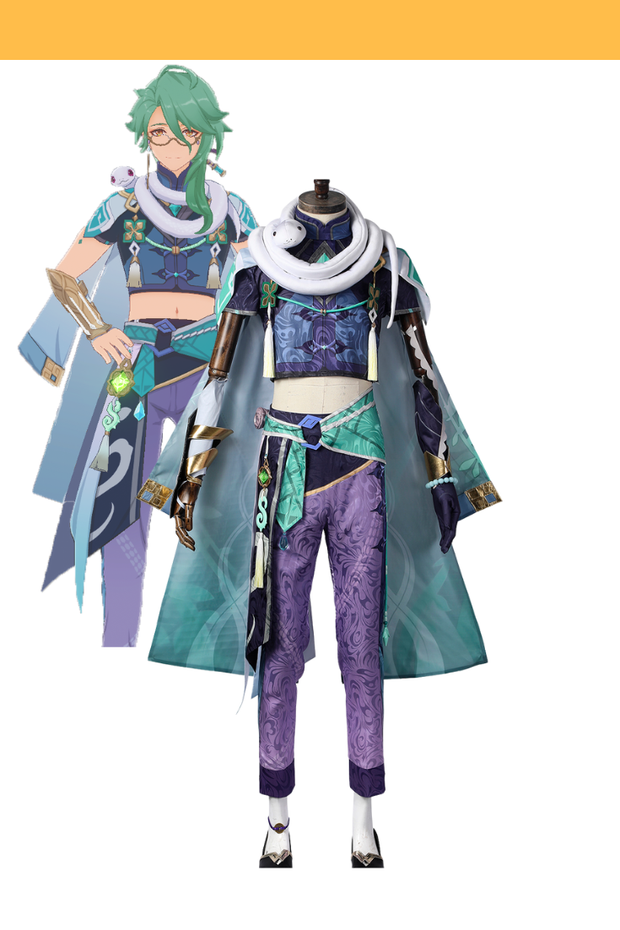 Cosrea Games Genshin Impact Baizhu Standard Size Only Cosplay Costume