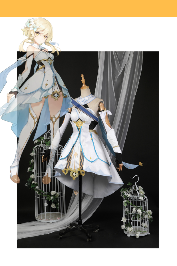 Cosrea Games Genshin Impact Female Traveler Lumine Standard Sizing Only Cosplay Costume