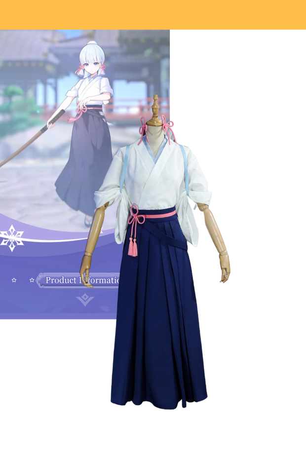 Cosrea Games Genshin Impact Kamisato Ayaka Kendo Uniform Cosplay Costume