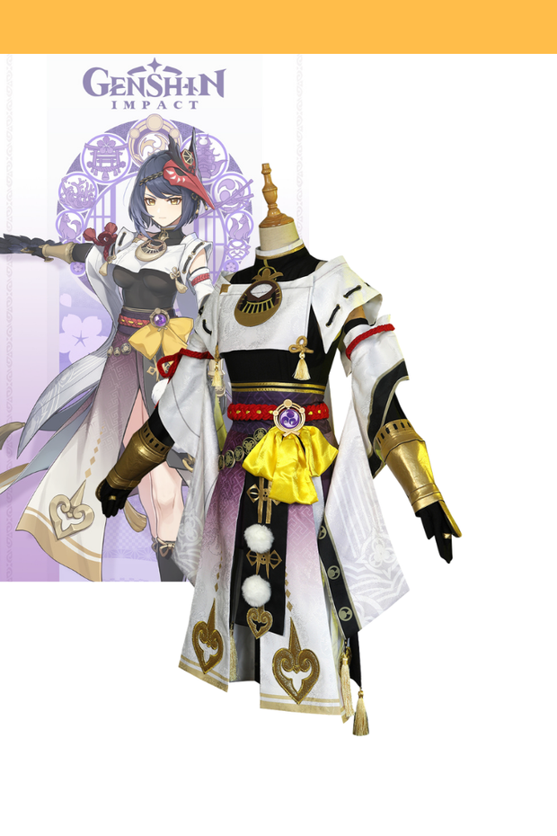 Cosrea Games Genshin Impact Kujou Sara Standard Size Only Cosplay Costume