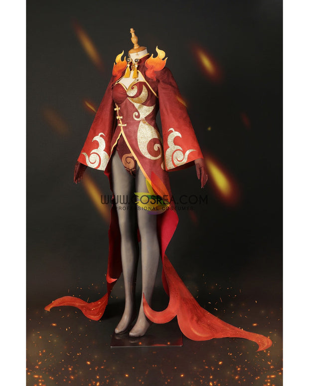 Cosrea Games Genshin Impact Pyro Yaksha Custom Cosplay Costume