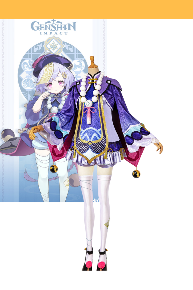 Cosrea Games Genshin Impact Qiqi Standard Size Only Cosplay Costume
