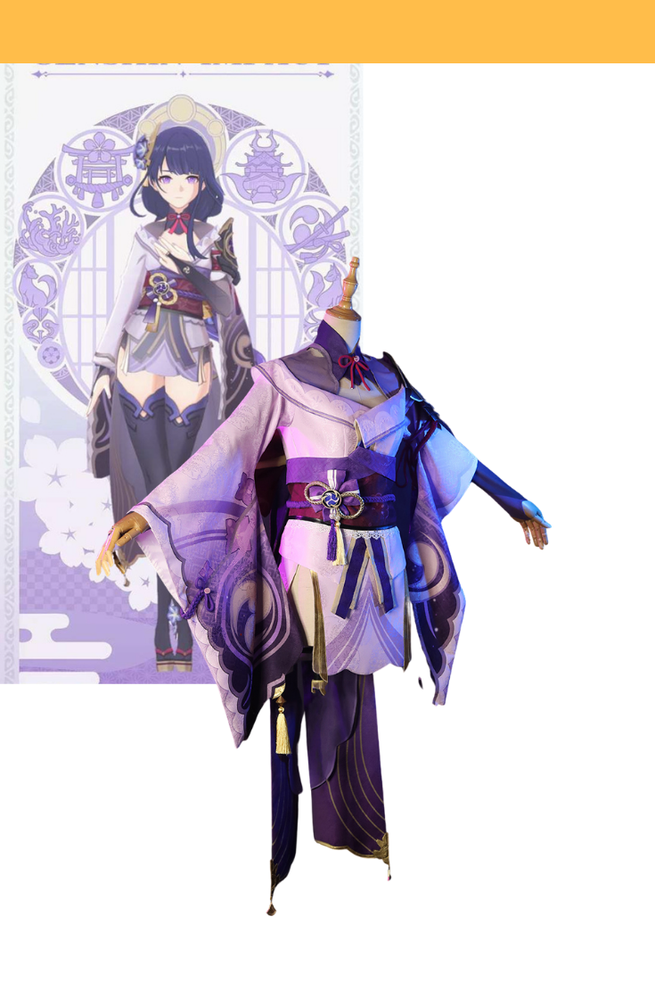 Cosrea Games Genshin Impact Raiden Shogun Standard Size Only Cosplay Costume