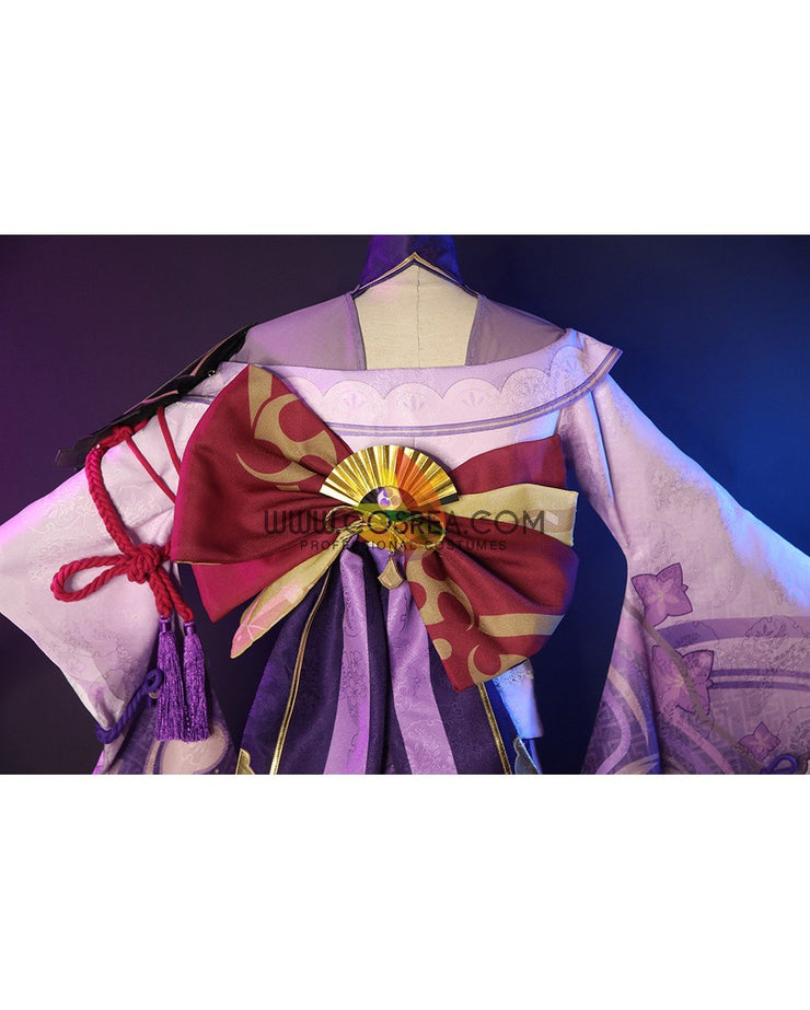 Cosrea Games Genshin Impact Raiden Shogun Standard Size Only Cosplay Costume