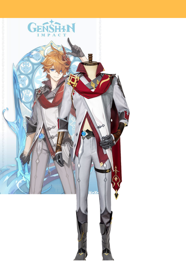 Cosrea Games Genshin Impact Tartaglia Standard Size Only Cosplay Costume