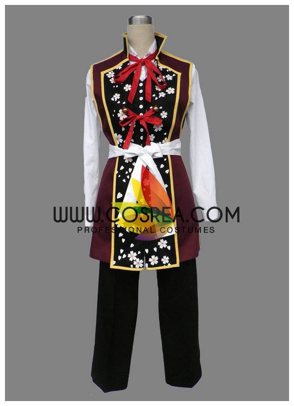 Cosrea Games Hakuoki Chizuru Yukimura Floral Cosplay Costume