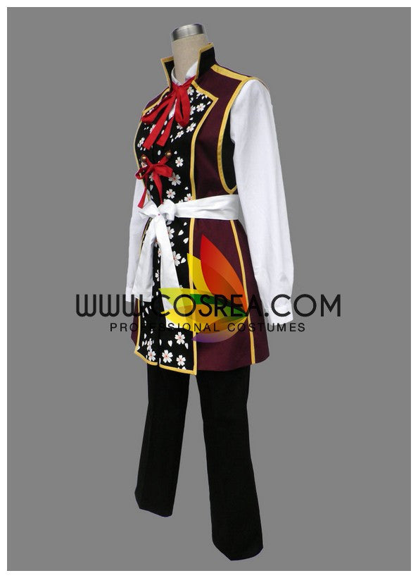 Cosrea Games Hakuoki Chizuru Yukimura Floral Cosplay Costume