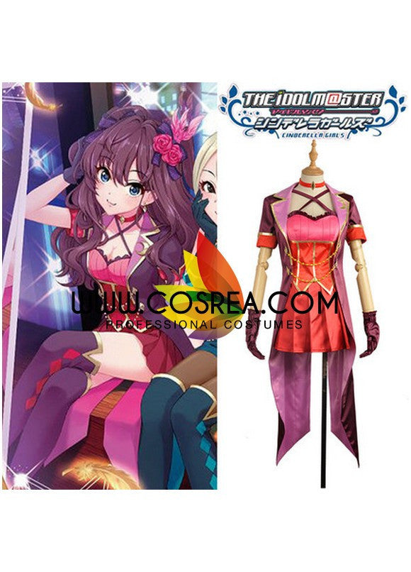 fancy dress party idolmaster The Idolmaster Cinderella Girls Uzuki Shimamura Maid Chocolate Lolita Cosplay Costume