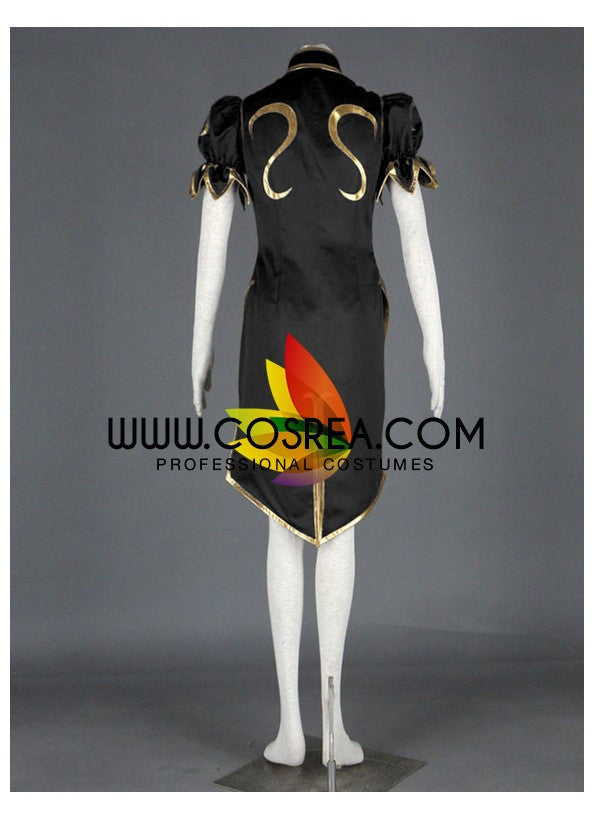 Cosrea Games King Of Fighters Chun Li Black Cosplay Costume
