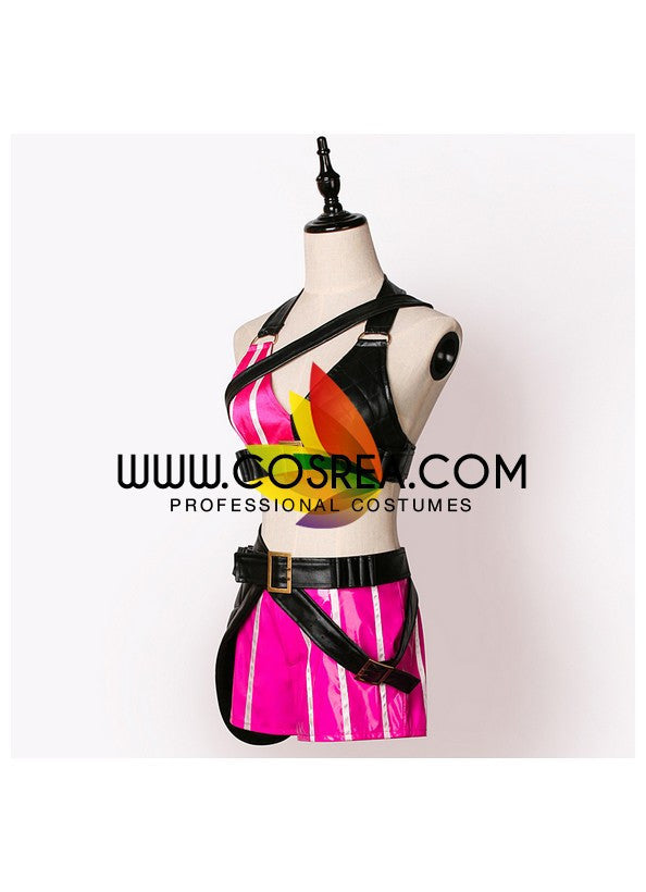 Cosrea Games League of Legend Jinx Classic Cosplay Costume