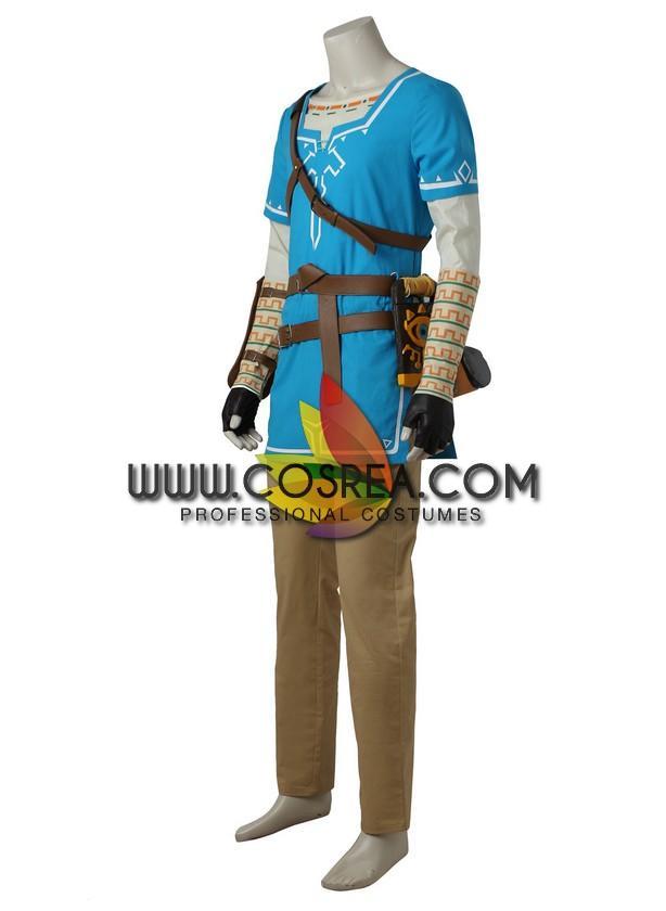 Cosrea Games Link Breath Of The Wild Cosplay Costume