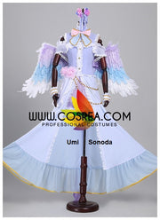 Cosrea Games Love Live SR White Valentines Deluxe Cosplay Costume