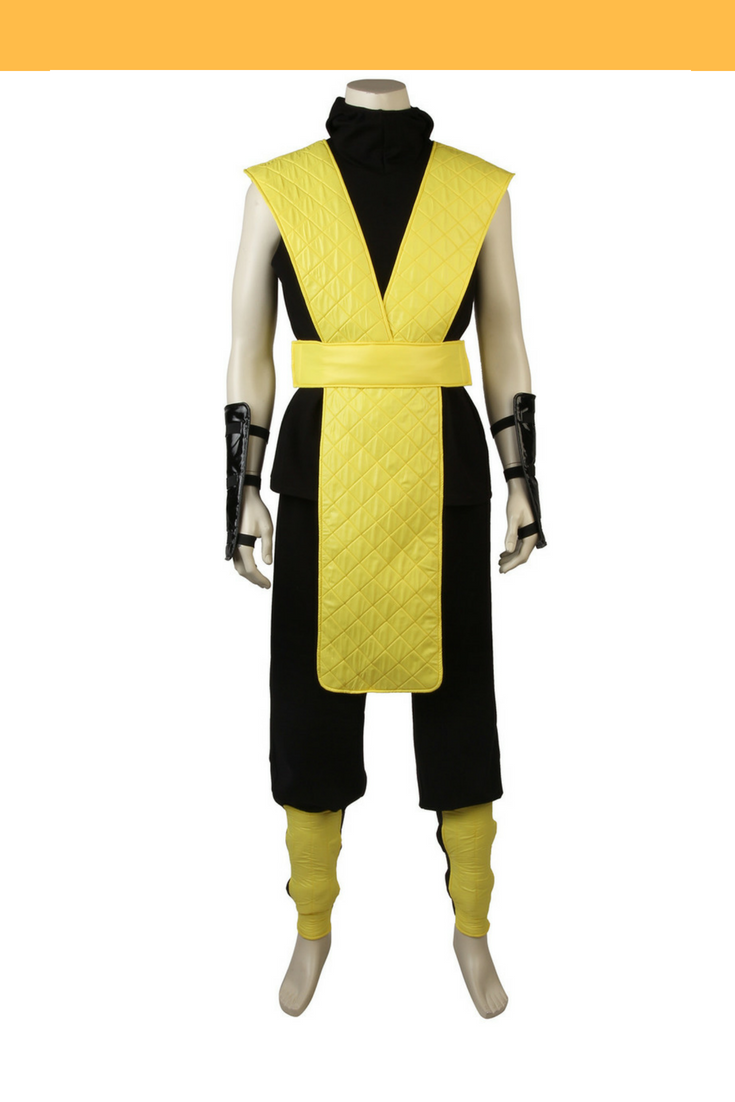 Cosrea Games Mortal Kombat X Scorpion Cosplay Costume