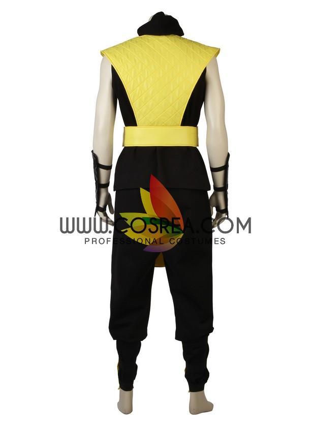 Cosrea Games Mortal Kombat X Scorpion Cosplay Costume