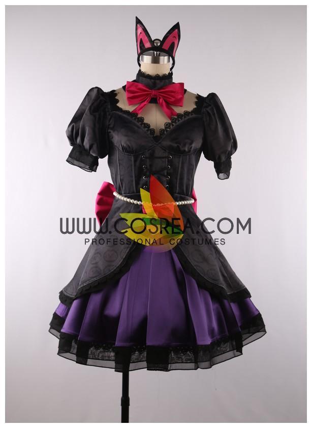 Cosrea Games Overwatch DVA Black Cat Lolita Cosplay Costume