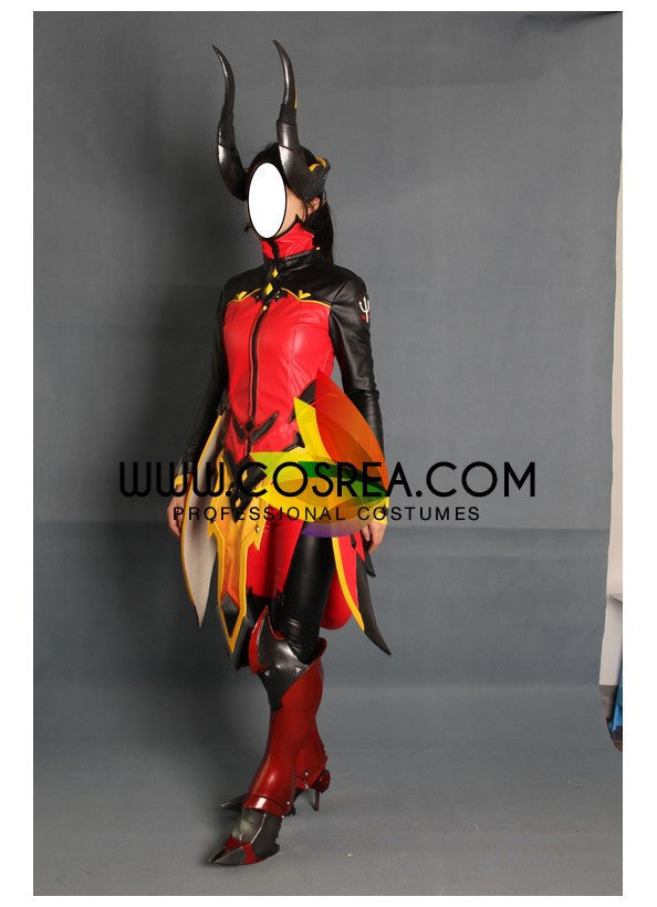 Cosrea Games Overwatch Mercy Devil Skin Complete Cosplay Costume