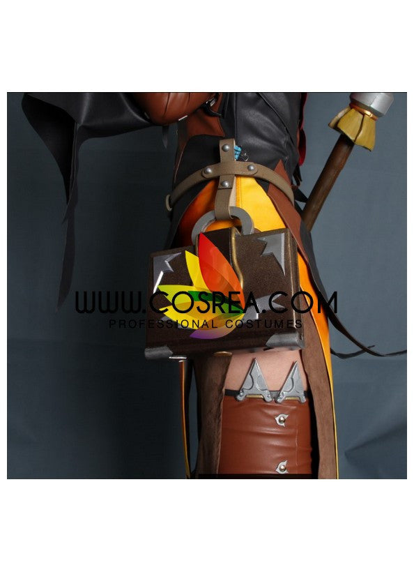 Cosrea Games Overwatch Mercy Halloween Skin Complete Cosplay Costume