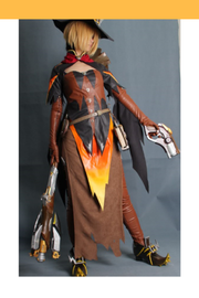 Cosrea Games Overwatch Mercy Halloween Skin Complete Cosplay Costume