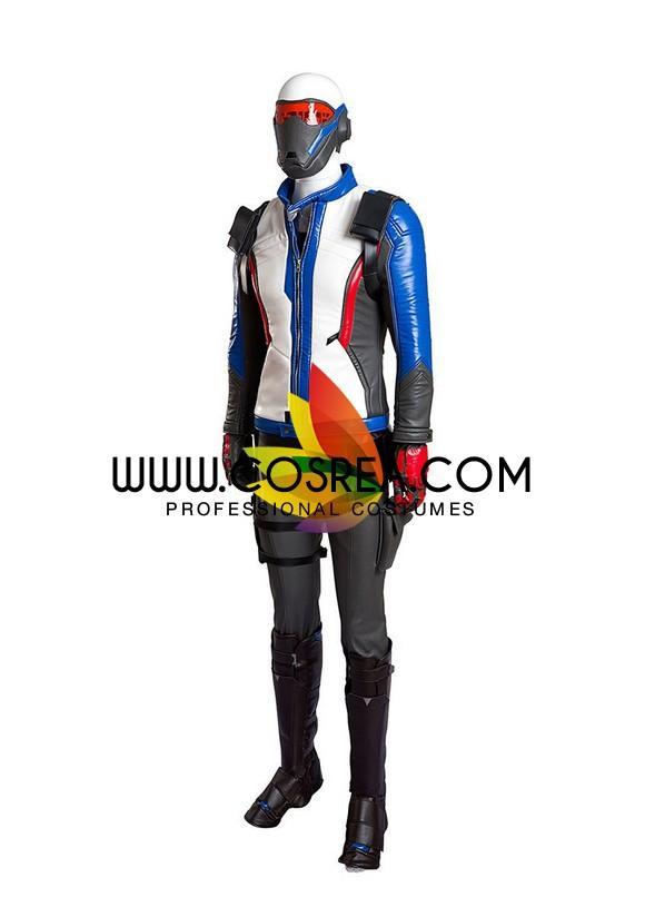 Cosrea Games Overwatch Soldier 76 With PVC Mask Cosplay Costume