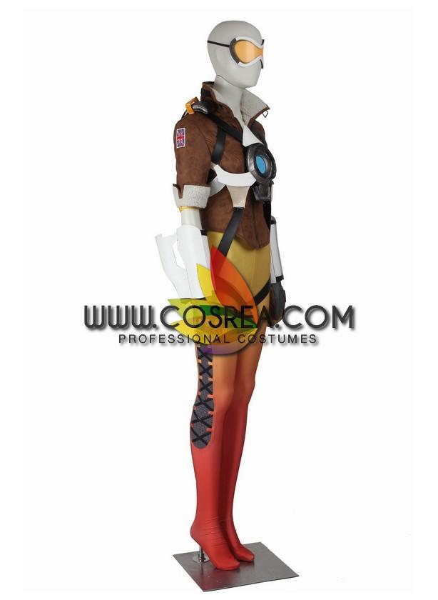 Cosrea Games Overwatch Tracer Classic Cosplay Costume
