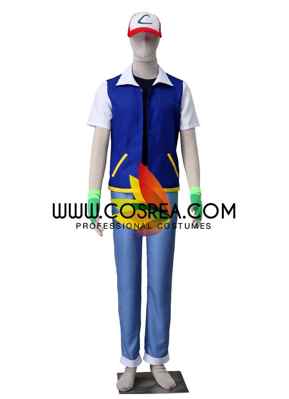 Cosrea Games Pokemon Ash Ketchum Cosplay Costume