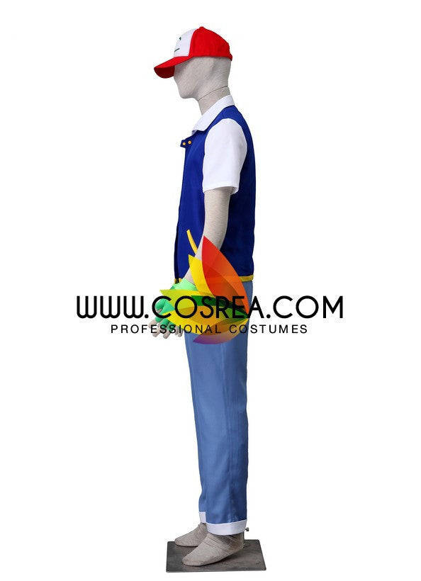 Cosrea Games Pokemon Ash Ketchum Cosplay Costume